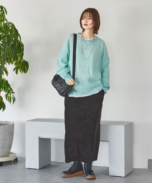 niko and...（ニコアンド）の「《500mlボトル収納可能》ウォッシュフロントポケットショルダーバッグ（ショルダーバッグ・レディース・その他1/ブラック/ダークブラウン・0）」の5枚目の写真