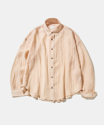 Diamond Layla（ダイアモンドレイラ）の「Crepe Beach Cover-Up S178 Peach Mist（シャツ/ブラウス）」