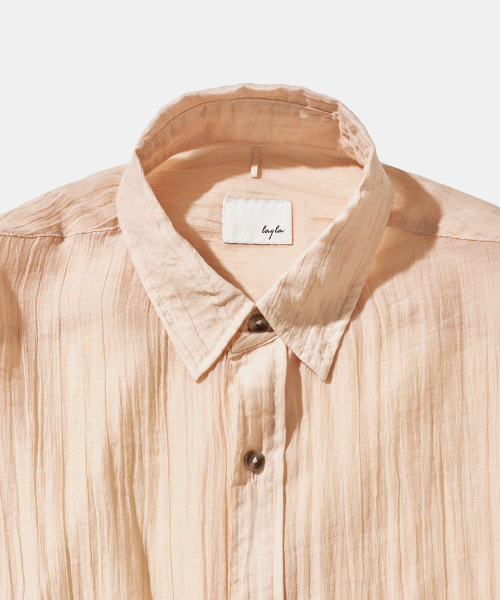 Diamond Layla(ダイアモンドレイラ)の「Crepe Beach Cover-Up S178 Peach Mist(シャツ/ブラウス・レディース・その他・SMALL/MEDIUM)」の4枚目の写真