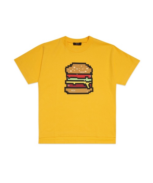 N°21(ヌメロ ヴェントゥーノ)の「N°21(ヌメロ ヴェントゥーノ)Kids & Junior グラフィック半袖Tシャツカットソー(Tシャツ/カットソー・キッズ・イエロー・16Y/14Y)」の4枚目の写真