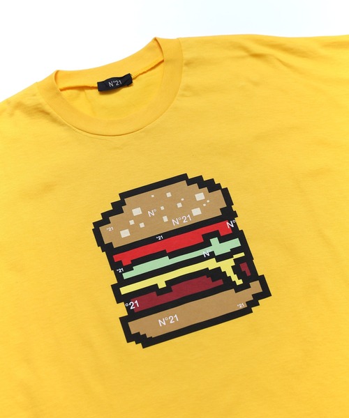 N°21(ヌメロ ヴェントゥーノ)の「N°21(ヌメロ ヴェントゥーノ)Kids & Junior グラフィック半袖Tシャツカットソー(Tシャツ/カットソー・キッズ・イエロー・16Y/14Y)」の5枚目の写真