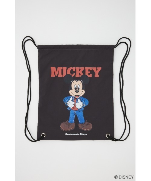 Disney SERIES CREATED by MUS(ディズニーシリーズクリエイテッドバイエムユーエス)の「MD OMTSD ナップザック / MICKEY(バックパック/リュック・レディース・レッド/ブラック・FREE)」の5枚目の写真