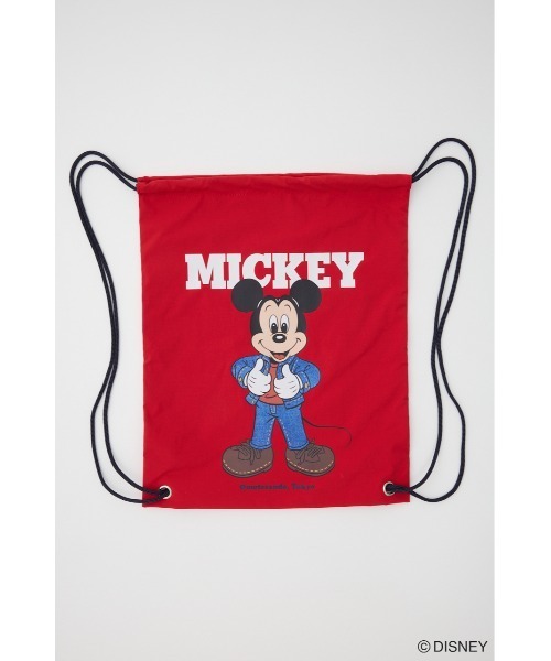 Disney SERIES CREATED by MUS(ディズニーシリーズクリエイテッドバイエムユーエス)の「MD OMTSD ナップザック / MICKEY(バックパック/リュック・レディース・レッド/ブラック・FREE)」の14枚目の写真