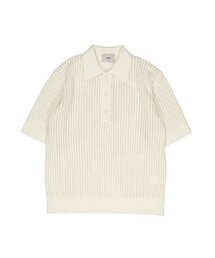 DGRE（ディグレ）の「rope short-sleeved cotton knit oatmeal（ニット/セーター）」