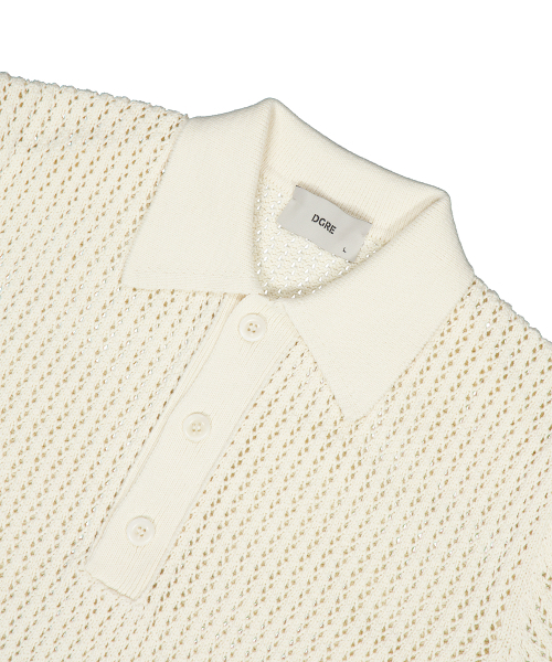 DGRE(ディグレ)の「ロープ半袖コットンニットオートミール(ニット/セーター・メンズ・その他・MEDIUM/LARGE/X-LARGE)」の4枚目の写真