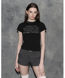 ADORE ME スリムフィットTシャツ ブラック