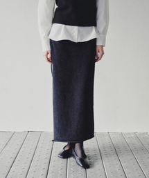 Sophia Raccoon Wrap Skirt Black