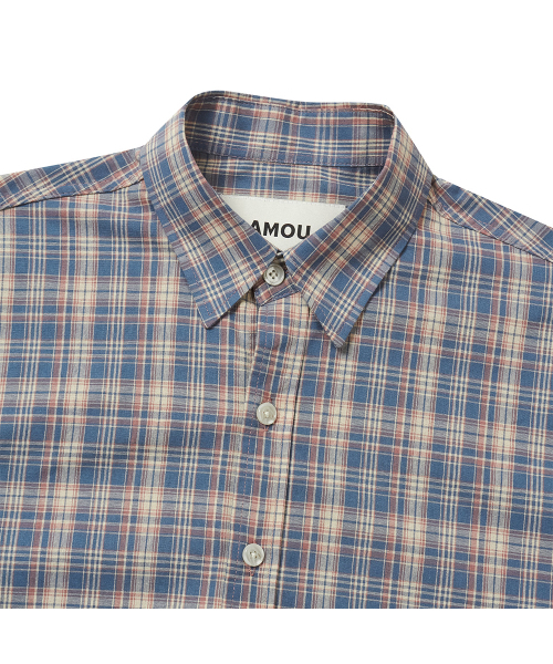 AMOU(アモウ)の「60s vintage check shirts blue(シャツ/ブラウス・メンズ・その他・1/2/3)」の8枚目の写真