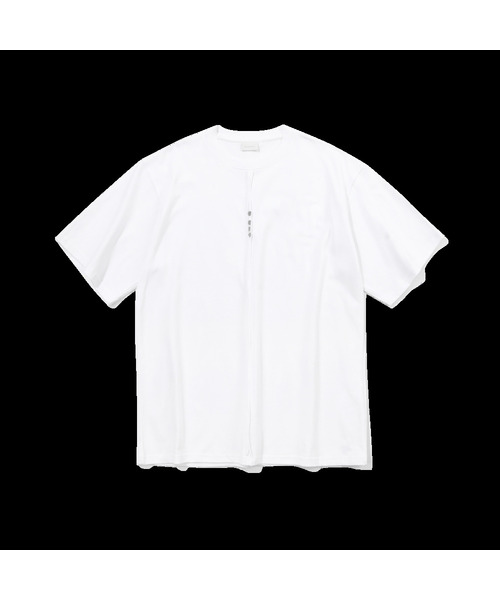 EPISODE UNTITLED(エピソードアンタイトルド)の「POINT SNAP OPEN CUT T-SHIRT_WHITE(Tシャツ/カットソー・レディース・その他・2/3)」の1枚目の写真