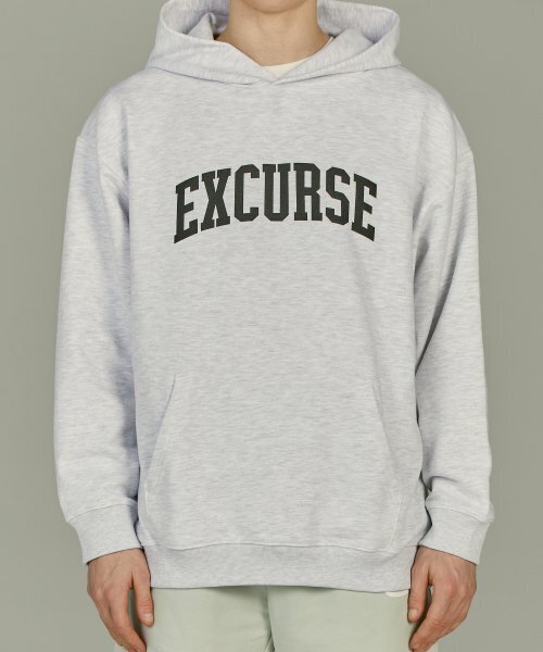 EXCURSE(エクスカース)の「ECプレミアムオーバーサイズアーチロゴフードスウェットシャツメランジ(パーカー・レディース・その他・MEDIUM/LARGE/X-LARGE)」の4枚目の写真