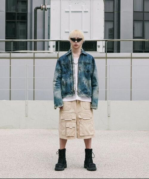 ROARINGRAD(ロアリングラド)の「カーゴバミューダデニムパンツベージュ(その他パンツ・レディース・その他・X-LARGE/LARGE)」の6枚目の写真