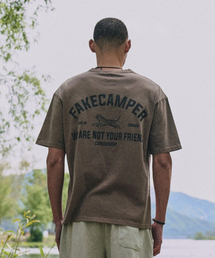ピグメントタイガーオリジナルヴィンテージ半袖Tシャツ[ブラウン]