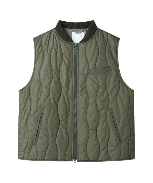 YOUNEEDGARMENTS(ユーニーズガーメンツ)の「ナイロンライナーベスト(オリーブ)(ダウンベスト・メンズ・その他・40/38)」の2枚目の写真