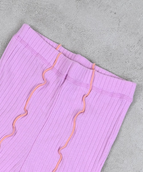 MARKEY'S（マーキーズ）の「メローリブフレアーパンツ（その他パンツ・キッズ・グレー/ライトブルー/ピンク・80/90/100/110/120/130/140/150）」の9枚目の写真