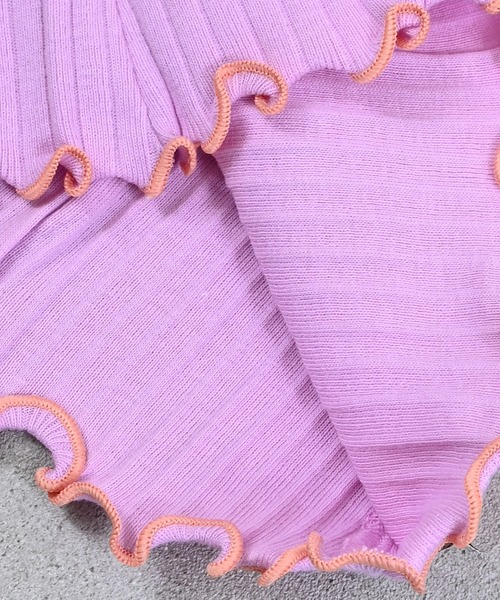 MARKEY'S（マーキーズ）の「メローリブフレアーパンツ（その他パンツ・キッズ・グレー/ライトブルー/ピンク・80/90/100/110/120/130/140/150）」の11枚目の写真