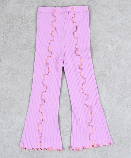 MARKEY'S（マーキーズ）の「メローリブフレアーパンツ（その他パンツ・キッズ・グレー/ライトブルー/ピンク・80/90/100/110/120/130/140/150）」の14枚目の写真