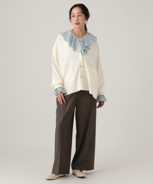 Elura(エルーラ)の「毛玉しらずVカーデ/636918(カーディガン/ボレロ・レディース・ブラック・FREE)」の17枚目の写真