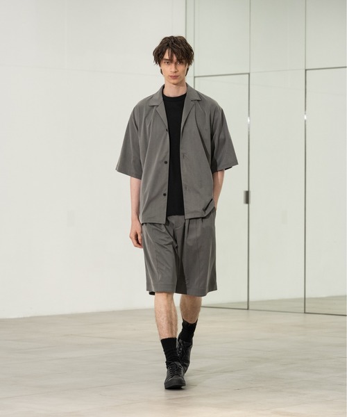 CITY TOKYO（シティトウキョウ）の「【CITY TOKYO/シティートーキョー】Urban cupro ｲｰｼﾞｰｼｮｰﾂ（その他パンツ・メンズ・ブラック/カーキ・1/2）」の5枚目の写真