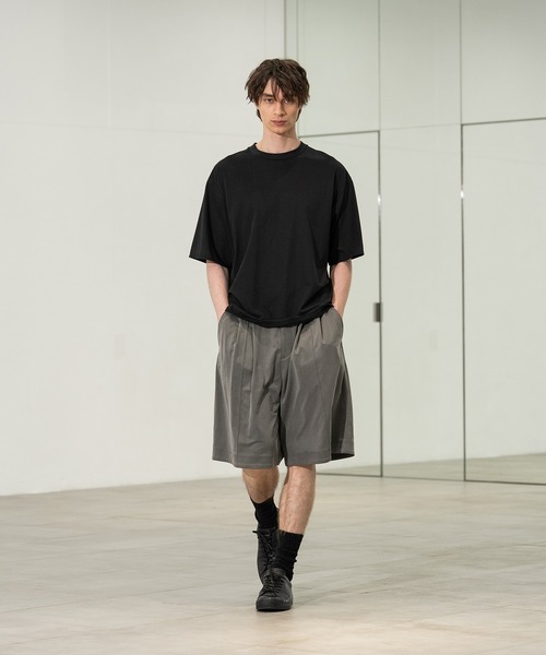 CITY TOKYO（シティトウキョウ）の「【CITY TOKYO/シティートーキョー】Urban cupro ｲｰｼﾞｰｼｮｰﾂ（その他パンツ・メンズ・ブラック/カーキ・1/2）」の6枚目の写真