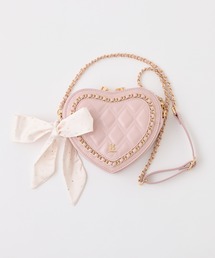 【Heart Collection】キルティングハートチェーンバッグ