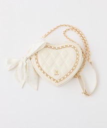 one after another NICE CLAUP | 【Heart Collection】キルティングハートチェーンバッグ(ショルダーバッグ)