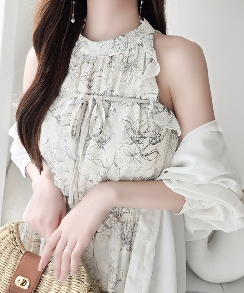 セール】【mily bilet】女性らしさを引き立てるディテールが魅力