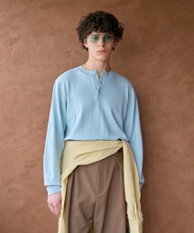 soerte（ソエルテ）の「Lame Blend Henley Neck Knit / ラメブレンドヘンリーネックニット（ニット/セーター）」