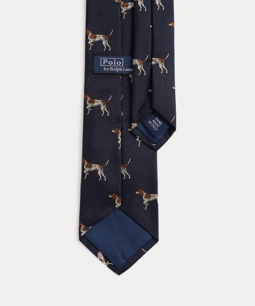 POLO RALPH LAUREN（ポロ ラルフ ローレン）の「ドッグパターン シルク ツイル ネクタイ（ネクタイ・メンズ・ネイビー系1・ONE）」の2枚目の写真