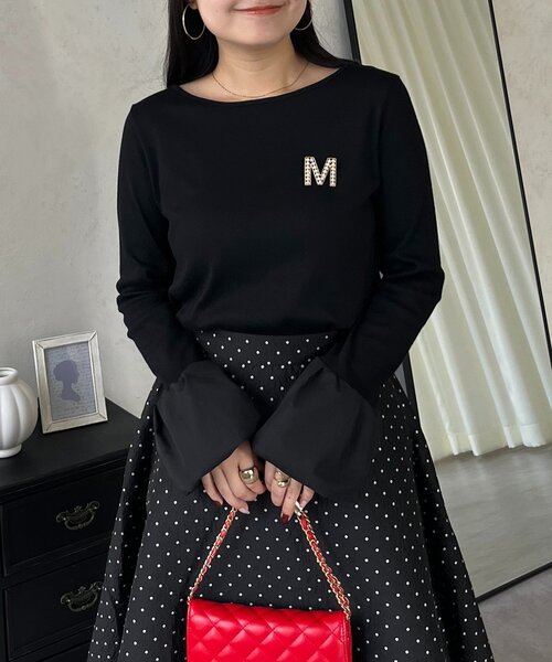 prose verse(プロズヴェール)の「袖バルーンリブカットトップス(Tシャツ/カットソー・レディース・オフホワイト/ブラウン/ブラック・LARGE/MEDIUM)」の22枚目の写真