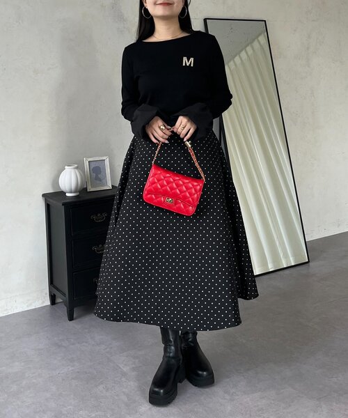 prose verse(プロズヴェール)の「袖バルーンリブカットトップス(Tシャツ/カットソー・レディース・オフホワイト/ブラウン/ブラック・LARGE/MEDIUM)」の20枚目の写真