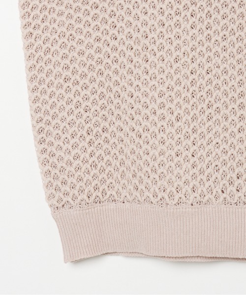 HELIOPOLE（エリオポール）の「LILY YARN MESH KNIT（ニット/セーター・レディース・ホワイト/ベージュ・38）」の4枚目の写真