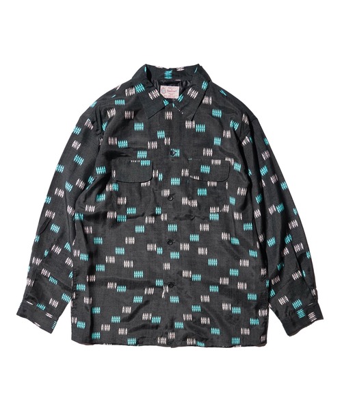 TOWNCRAFT(タウンクラフト)の「TOWN CRAFT タウンクラフト / PRINTED LOOP COLLAR SHIRT(シャツ/ブラウス・メンズ・ブラック/ホワイト・MEDIUM/LARGE)」の3枚目の写真