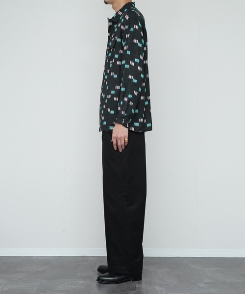 TOWNCRAFT(タウンクラフト)の「TOWN CRAFT タウンクラフト / PRINTED LOOP COLLAR SHIRT(シャツ/ブラウス・メンズ・ブラック/ホワイト・MEDIUM/LARGE)」の12枚目の写真