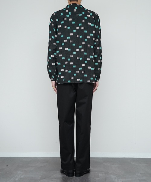 TOWNCRAFT(タウンクラフト)の「TOWN CRAFT タウンクラフト / PRINTED LOOP COLLAR SHIRT(シャツ/ブラウス・メンズ・ブラック/ホワイト・MEDIUM/LARGE)」の11枚目の写真