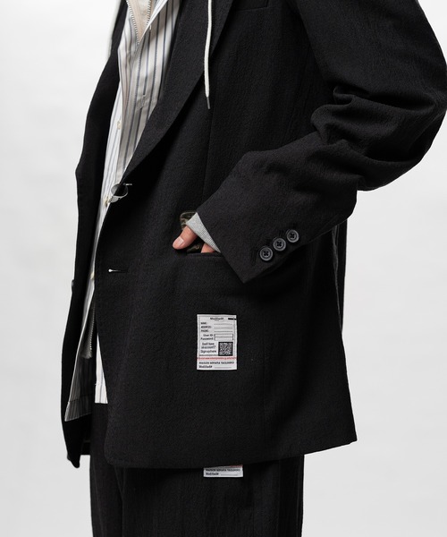 Mix Layered Wool Jacket（テーラードジャケット）｜Maison MIHARA