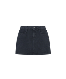 SALAD BAGUNI（サラダバグニ）の「Vintage pocket denim mini skirt - black（スカート）」