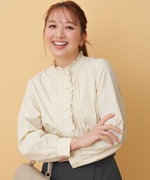 ANY SIS（エニィスィス）の「フリルスタンド シャツ（シャツ/ブラウス）」