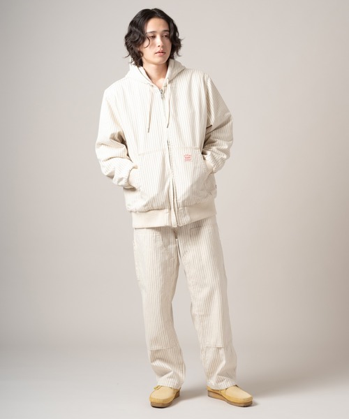 Levi's（リーバイス）の「Levi's/リーバイス WORKWEAR POTRERO デニム フーディー（ブルゾン・メンズ・ベージュ・XL/L/M/S）」の4枚目の写真