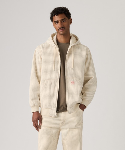 Levi's(リーバイス)の「Levi's/リーバイス WORKWEAR POTRERO デニム フーディー(ブルゾン・メンズ・ベージュ・XL/L/M/S)」の10枚目の写真