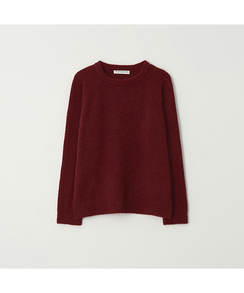 FLAWSROOM(フローズルーム)の「Soft Hairly Knit 5color(ニット/セーター・メンズ・ライトグレー/バーガンディー/チャコール/ネイビー/サンドベージュ・SMALL/MEDIUM/LARGE)」の5枚目の写真