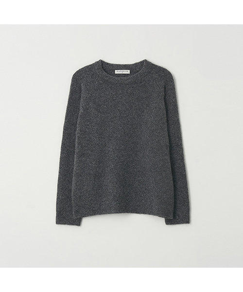 FLAWSROOM(フローズルーム)の「Soft Hairly Knit 5color(ニット/セーター・メンズ・ライトグレー/バーガンディー/チャコール/ネイビー/サンドベージュ・SMALL/MEDIUM/LARGE)」の2枚目の写真