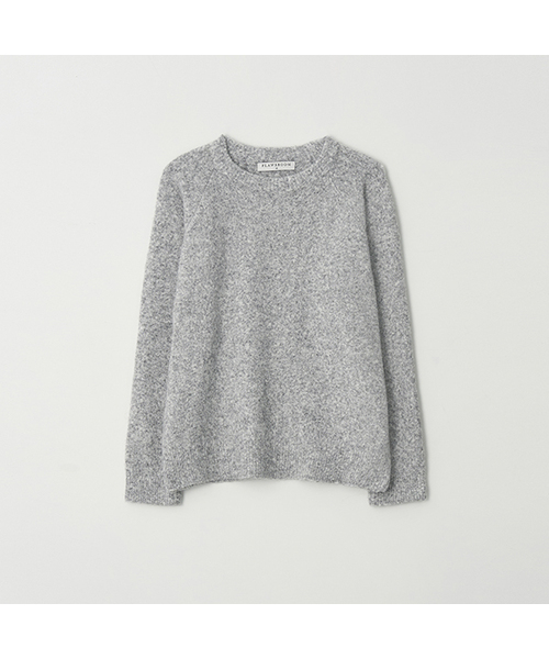 FLAWSROOM(フローズルーム)の「Soft Hairly Knit 5color(ニット/セーター・メンズ・ライトグレー/バーガンディー/チャコール/ネイビー/サンドベージュ・SMALL/MEDIUM/LARGE)」の1枚目の写真