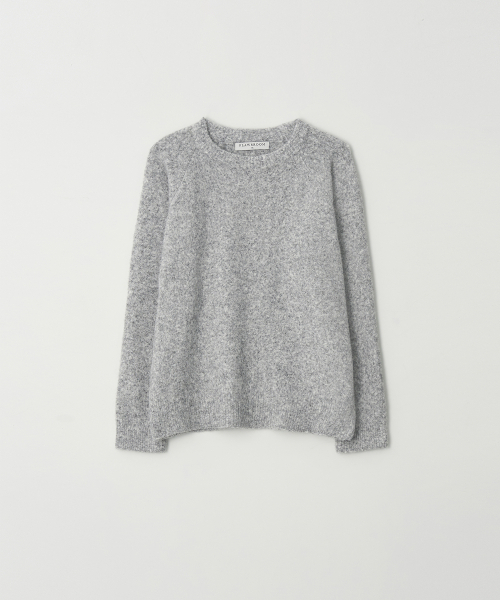 FLAWSROOM(フローズルーム)の「Soft Hairly Knit 5color(ニット/セーター・メンズ・ライトグレー/バーガンディー/チャコール/ネイビー/サンドベージュ・SMALL/MEDIUM/LARGE)」の6枚目の写真