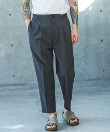 MR.OLIVE | QUICK-DRYING TAFFETA / 2TACK TAPERED EASY PANTS /M261108(スラックス)