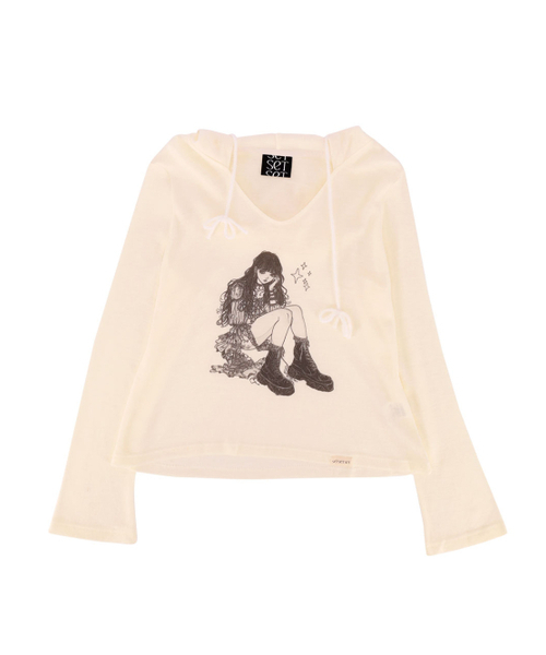 SETSETSET(セットセットセット)の「NOVA HOODED KNIT TOP(ニット/セーター・レディース・その他・ONE SIZE)」の1枚目の写真