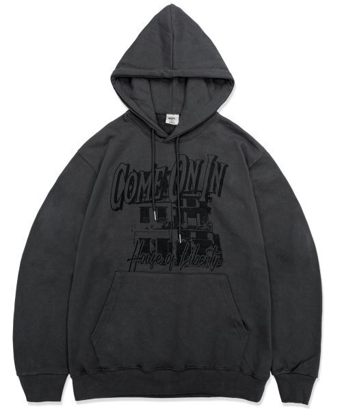 DEFYCLUBROBBERS(ディファイクラブロバース)の「(Heavy Cotton) House of Liberty Charcoal(パーカー・レディース・その他・M/L)」の1枚目の写真