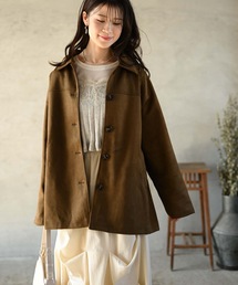 Muffiny（マフィニー）の「やわらかスエードタッチジャケット（その他アウター）」