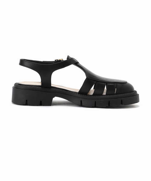 CORSO ROMA，9（コルソローマ）の「【CORSO ROMA 9 / コルソローマノーヴェ】プラットフォームグルカサンダル（サンダル・レディース・ブラック・38/37/36）」の7枚目の写真