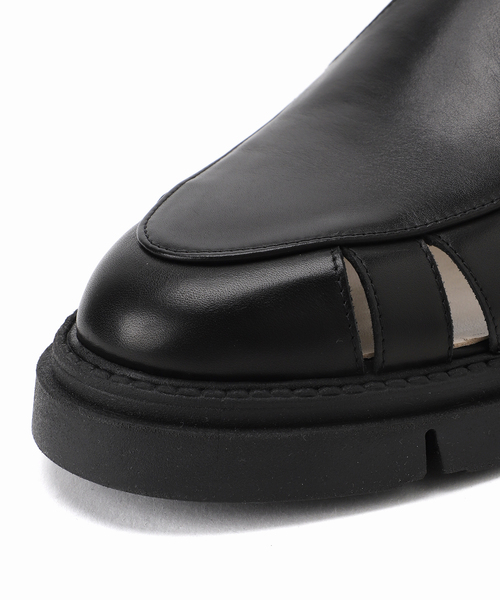 CORSO ROMA，9（コルソローマ）の「【CORSO ROMA 9 / コルソローマノーヴェ】プラットフォームグルカサンダル（サンダル・レディース・ブラック・38/37/36）」の9枚目の写真