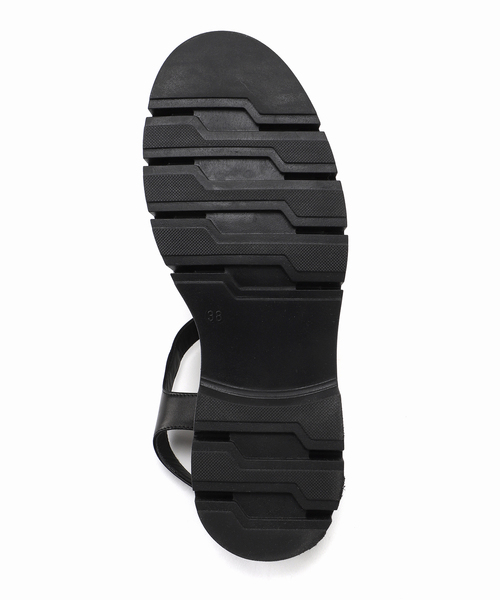 CORSO ROMA，9（コルソローマ）の「【CORSO ROMA 9 / コルソローマノーヴェ】プラットフォームグルカサンダル（サンダル・レディース・ブラック・38/37/36）」の12枚目の写真
